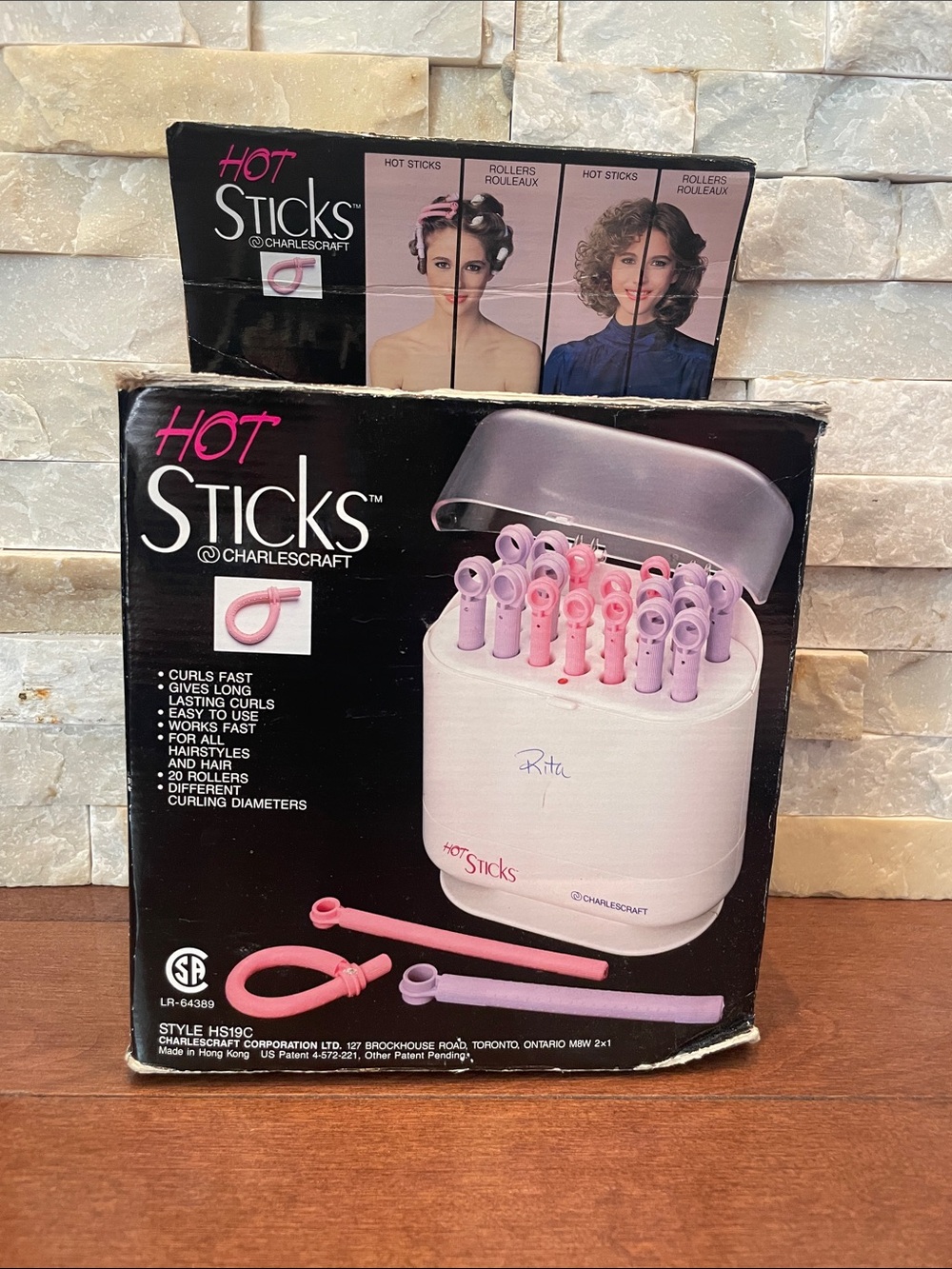 Hot Sticks by  Charlescraft Pink Electric Hair Rollers